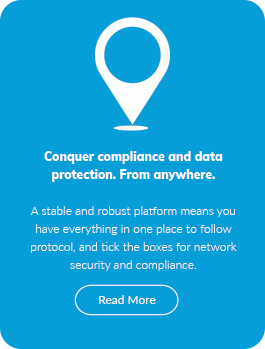 Conquer compliance and data protection. From anywhere.